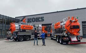 recently delivered vacuum truck koks cyclovac aq rent uk 221540 221541 26 01 2022
